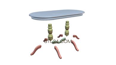 Tables (STL_0199) 3D models for cnc