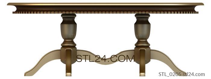 Столы (STL_0205) 3D модель для ЧПУ станка