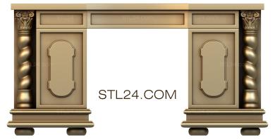 Столы (STL_0207) 3D модель для ЧПУ станка