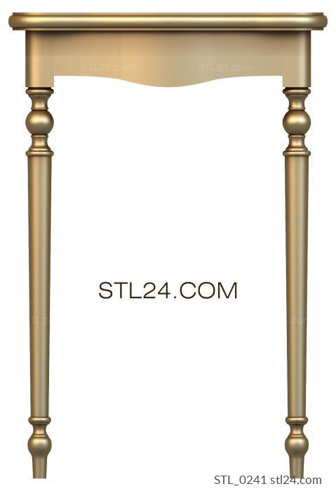 Столы (STL_0241) 3D модель для ЧПУ станка