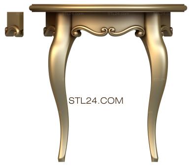 Столы (STL_0285) 3D модель для ЧПУ станка