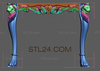 Столы (STL_0293) 3D модель для ЧПУ станка