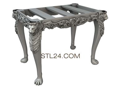 Tables (STL_0293) 3D models for cnc