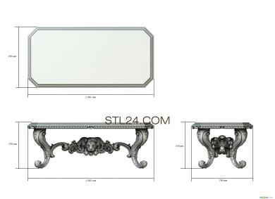 Tables (STL_0296) 3D models for cnc