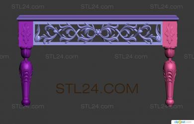 Столы (STL_0300) 3D модель для ЧПУ станка