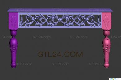 Столы (STL_0300) 3D модель для ЧПУ станка
