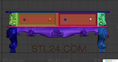 Столы (STL_0301) 3D модель для ЧПУ станка