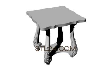Tables (STL_0302) 3D models for cnc