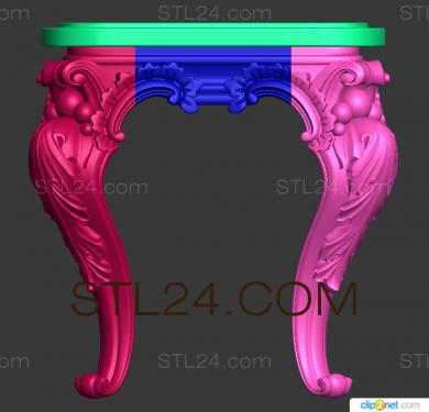 Столы (STL_0303) 3D модель для ЧПУ станка