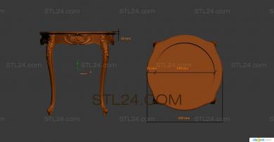 Столы (STL_0309) 3D модель для ЧПУ станка