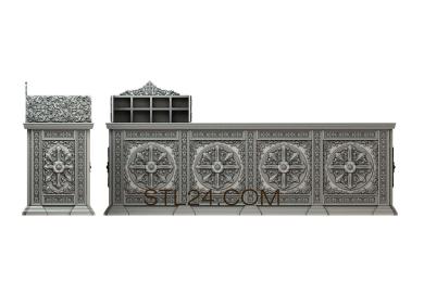 Столы (STL_0314) 3D модель для ЧПУ станка