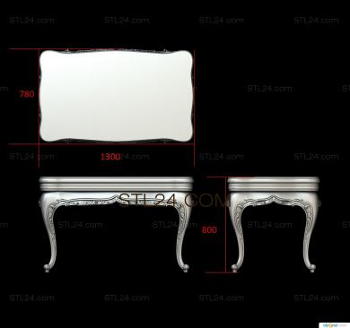 Столы (STL_0318) 3D модель для ЧПУ станка