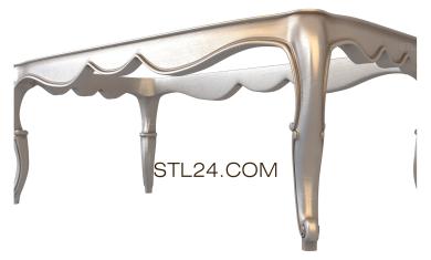 Столы (STL_0324) 3D модель для ЧПУ станка