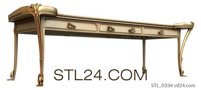 Tables (STL_0334) 3D models for cnc