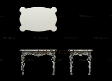 Столы (STL_0335) 3D модель для ЧПУ станка