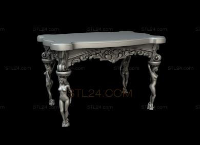 Tables (STL_0335) 3D models for cnc