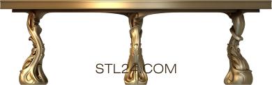 Столы (STL_0347) 3D модель для ЧПУ станка