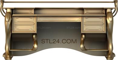 Столы (STL_0357) 3D модель для ЧПУ станка