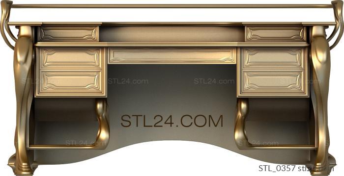 Столы (STL_0357) 3D модель для ЧПУ станка
