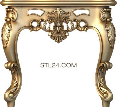 Столы (STL_0387) 3D модель для ЧПУ станка