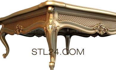 Столы (STL_0388) 3D модель для ЧПУ станка
