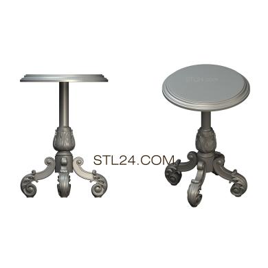 Столы (STL_0390) 3D модель для ЧПУ станка