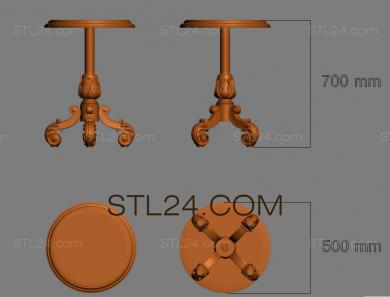 Столы (STL_0390) 3D модель для ЧПУ станка