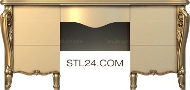 Столы (STL_0398) 3D модель для ЧПУ станка