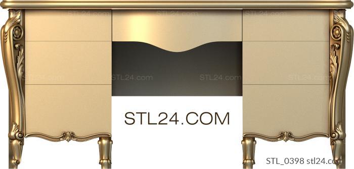 Столы (STL_0398) 3D модель для ЧПУ станка