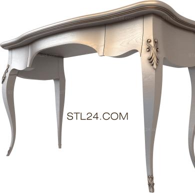 Столы (STL_0399) 3D модель для ЧПУ станка