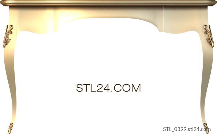 Столы (STL_0399) 3D модель для ЧПУ станка