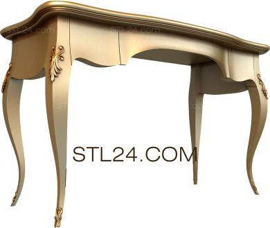 Столы (STL_0400) 3D модель для ЧПУ станка