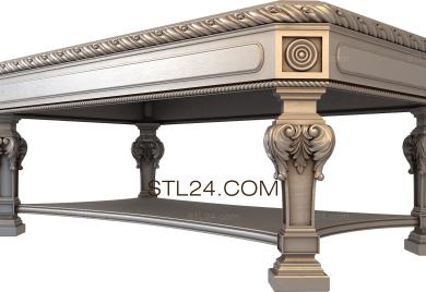 Tables (STL_0402) 3D models for cnc