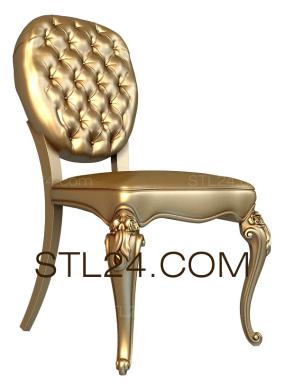 Chair (STUL_0032) 3D models for cnc