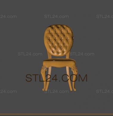 Chair (STUL_0032) 3D models for cnc