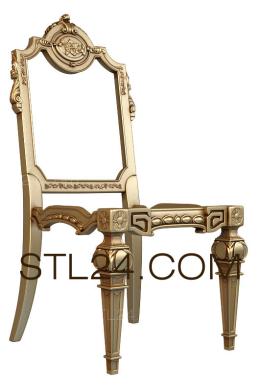 Chair (STUL_0050) 3D models for cnc