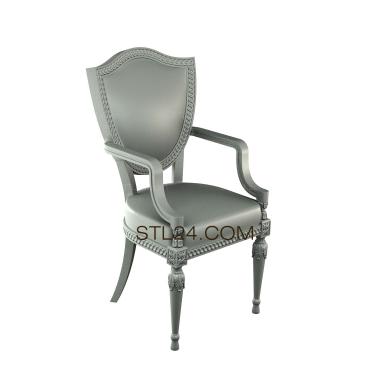 Chair (STUL_0053) 3D models for cnc