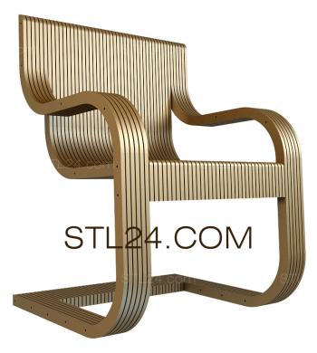 Chair (STUL_0056) 3D models for cnc