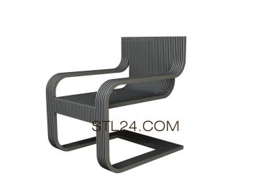 Chair (STUL_0057) 3D models for cnc