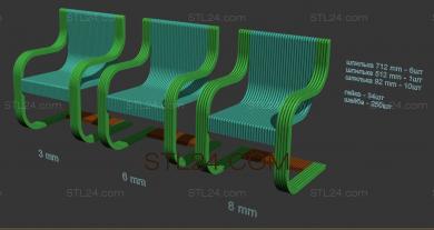 Chair (STUL_0057) 3D models for cnc