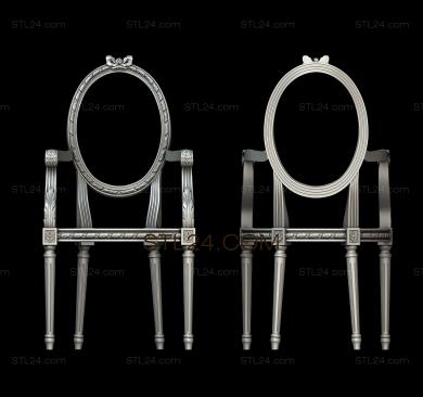 Chair (STUL_0065) 3D models for cnc