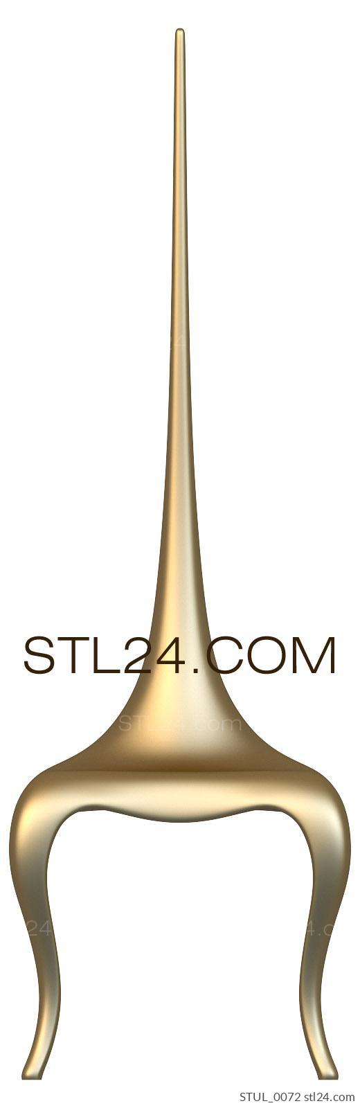 Стулья (STUL_0072) 3D модель для ЧПУ станка