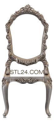 Chair (STUL_0085) 3D models for cnc