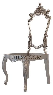 Chair (STUL_0092) 3D models for cnc
