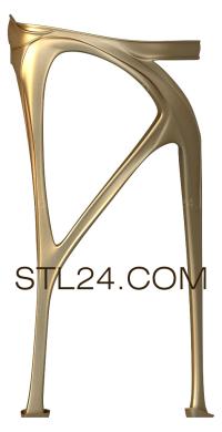 Chair (STUL_0096) 3D models for cnc