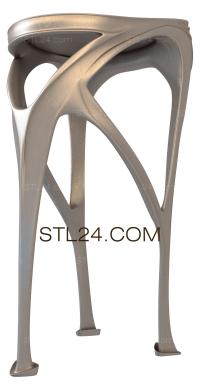 Стулья (STUL_0096) 3D модель для ЧПУ станка
