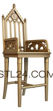 Chair (STUL_0098) 3D models for cnc