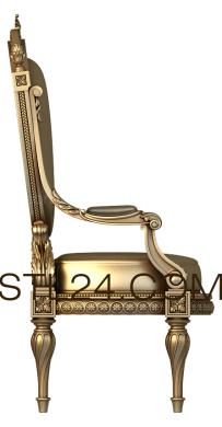Chair (STUL_0100) 3D models for cnc