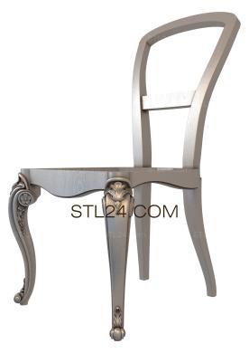 Chair (STUL_0104) 3D models for cnc