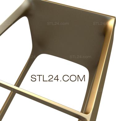 Chair (STUL_0122) 3D models for cnc